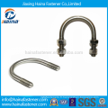 High Tensile All Types SS304 / 316 Acier inoxydable U Bolt Pipe Clamp